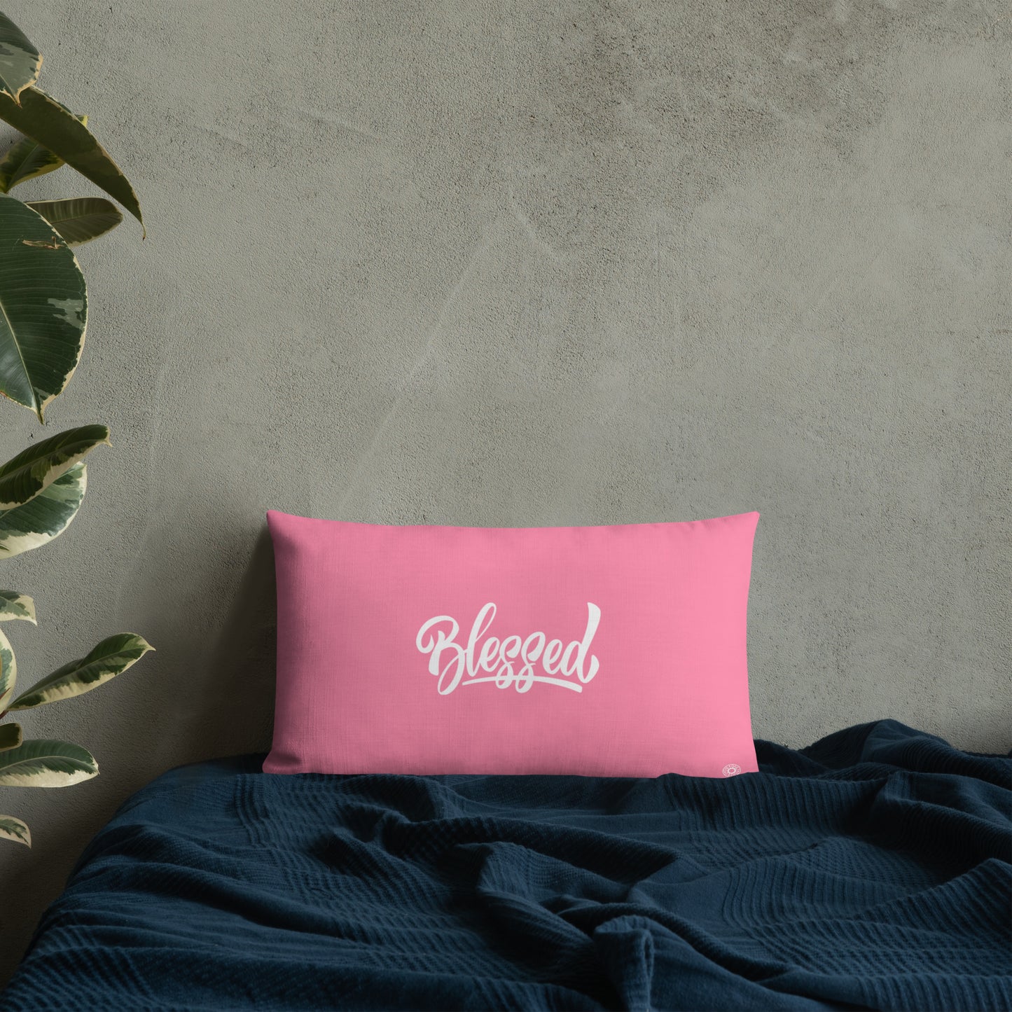 Pink Blessed Premium Pillow