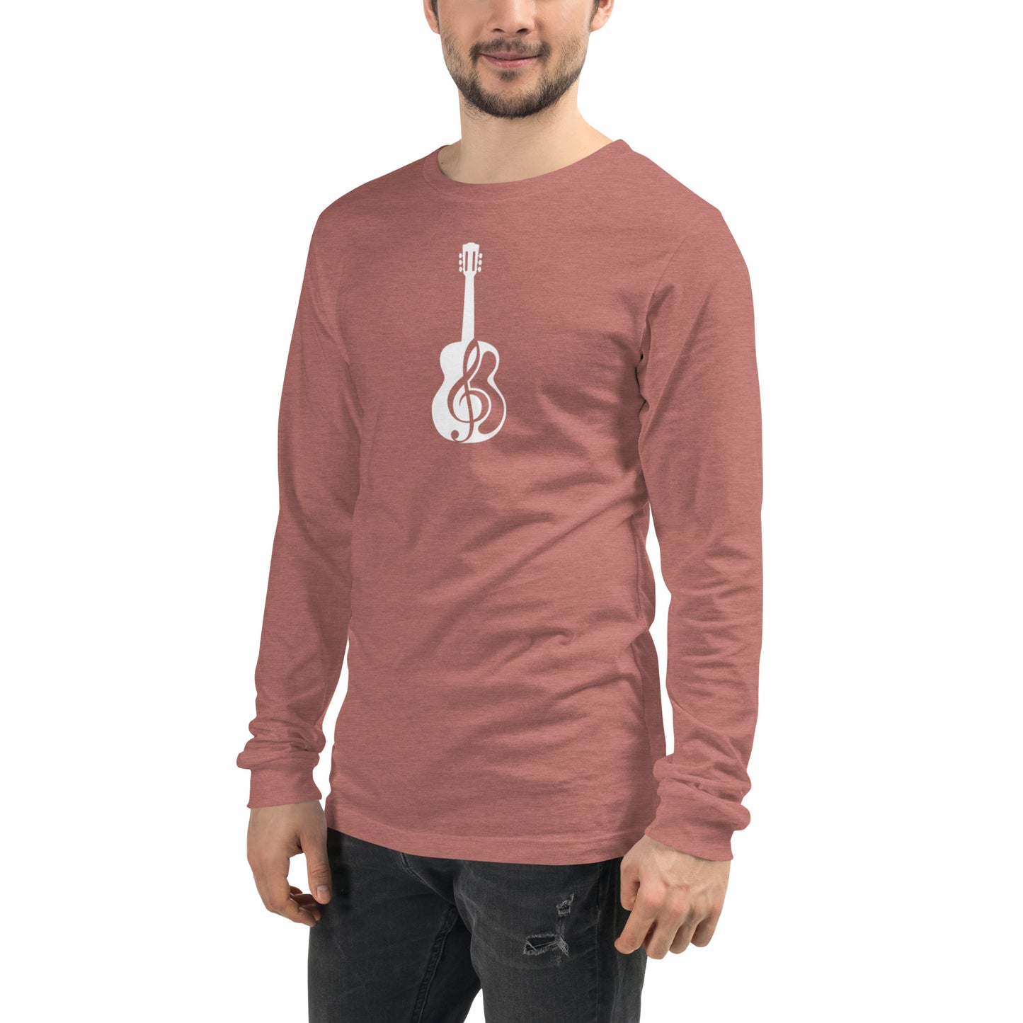 Guitar Music Note Long Sleeve Tee