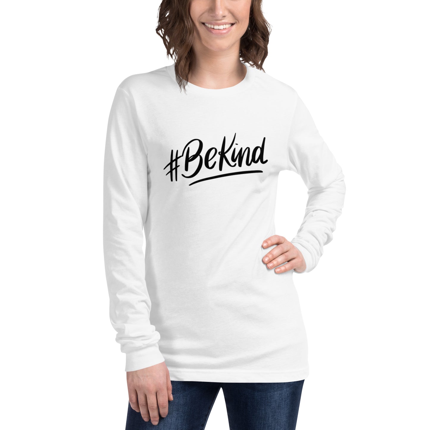 Be Kind(black) Long Sleeve Tee