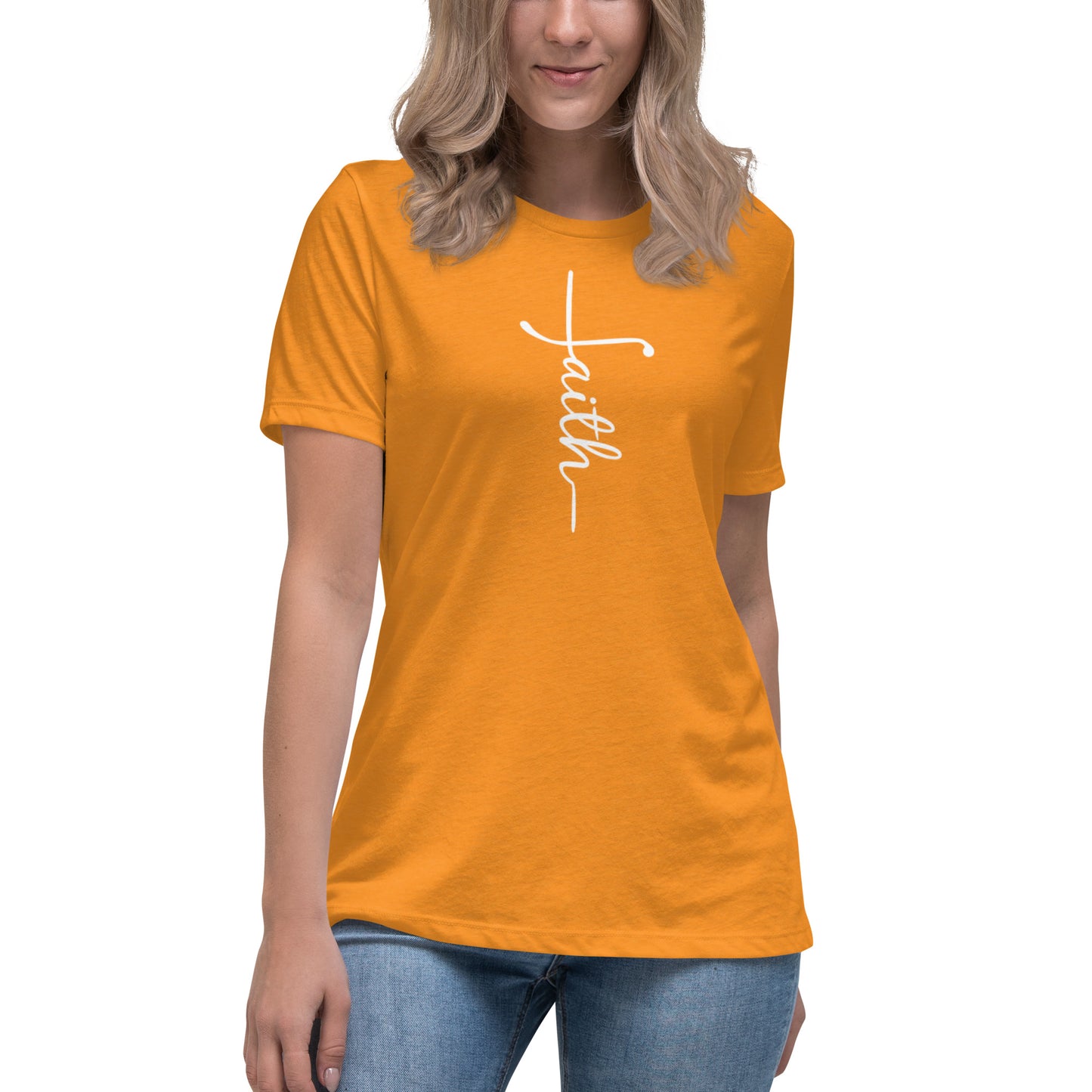 Faith (white) Women's Relaxed T-Shirt