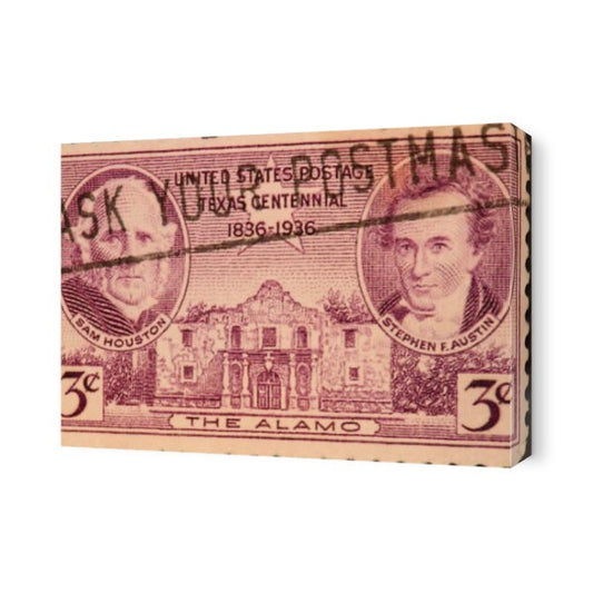 3 Cent stamp with Alamo