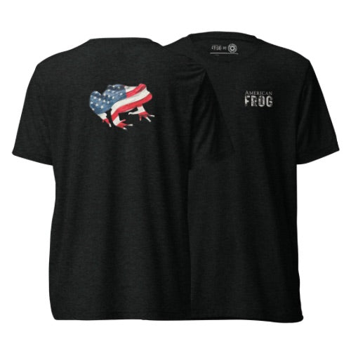 American Frog in Black Short Sleeve T-Shirt