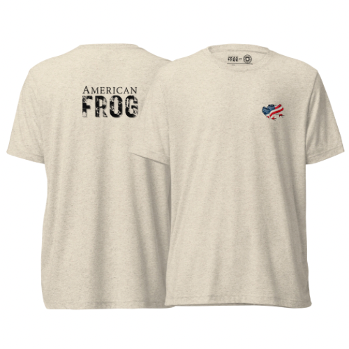 American Frog in Oatmeal Short Sleeve T-Shirt