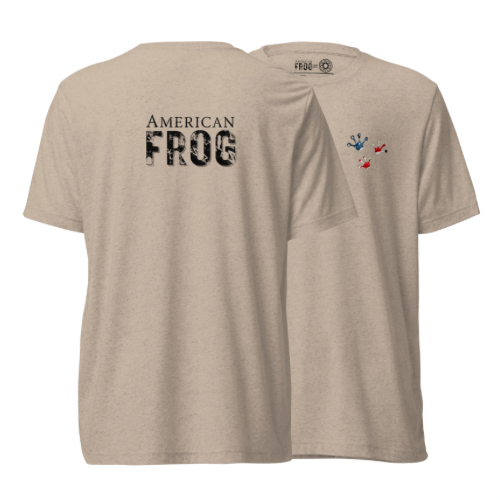 American Frog in Tan Short Sleeve T-Shirt