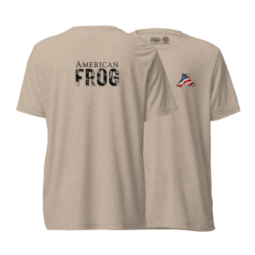 American Frog in Tan Short Sleeve T-Shirt