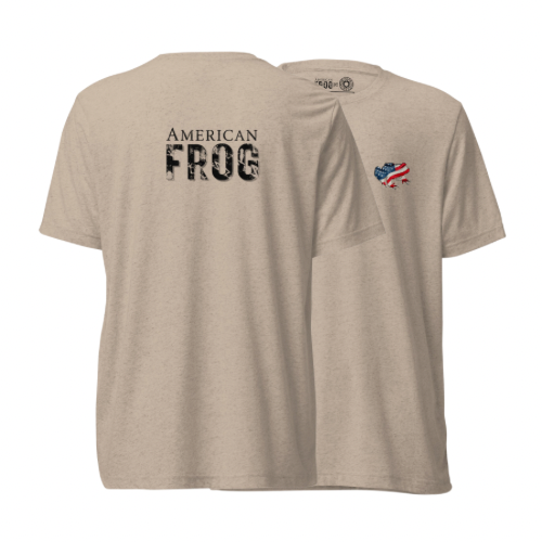 American Frog in Tan Short Sleeve T-Shirt