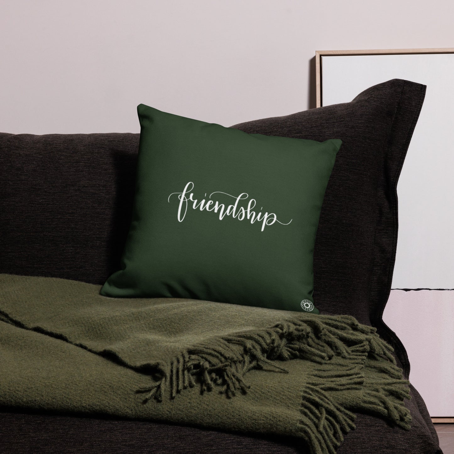 Green Friendship Premium Pillow