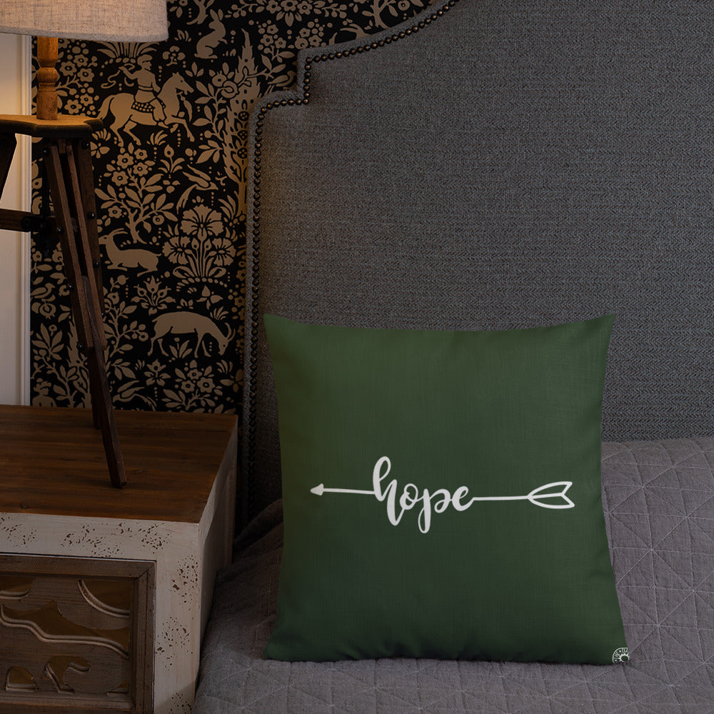 Green Hope Premium Pillow