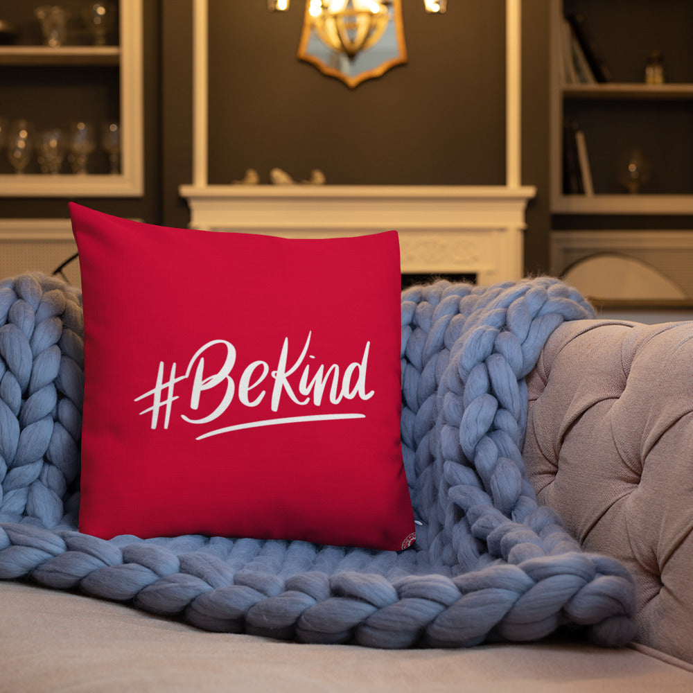 Red Be Kind Premium Pillow