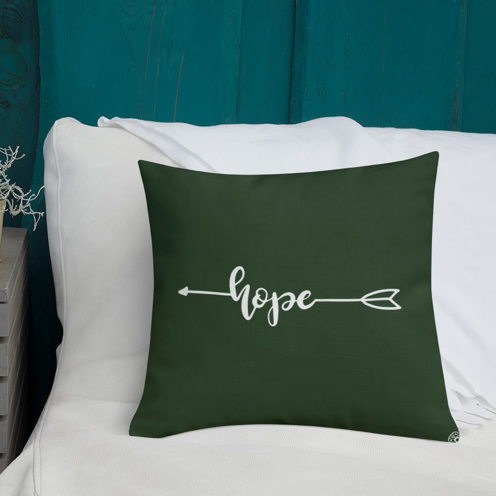 Green Hope Premium Pillow