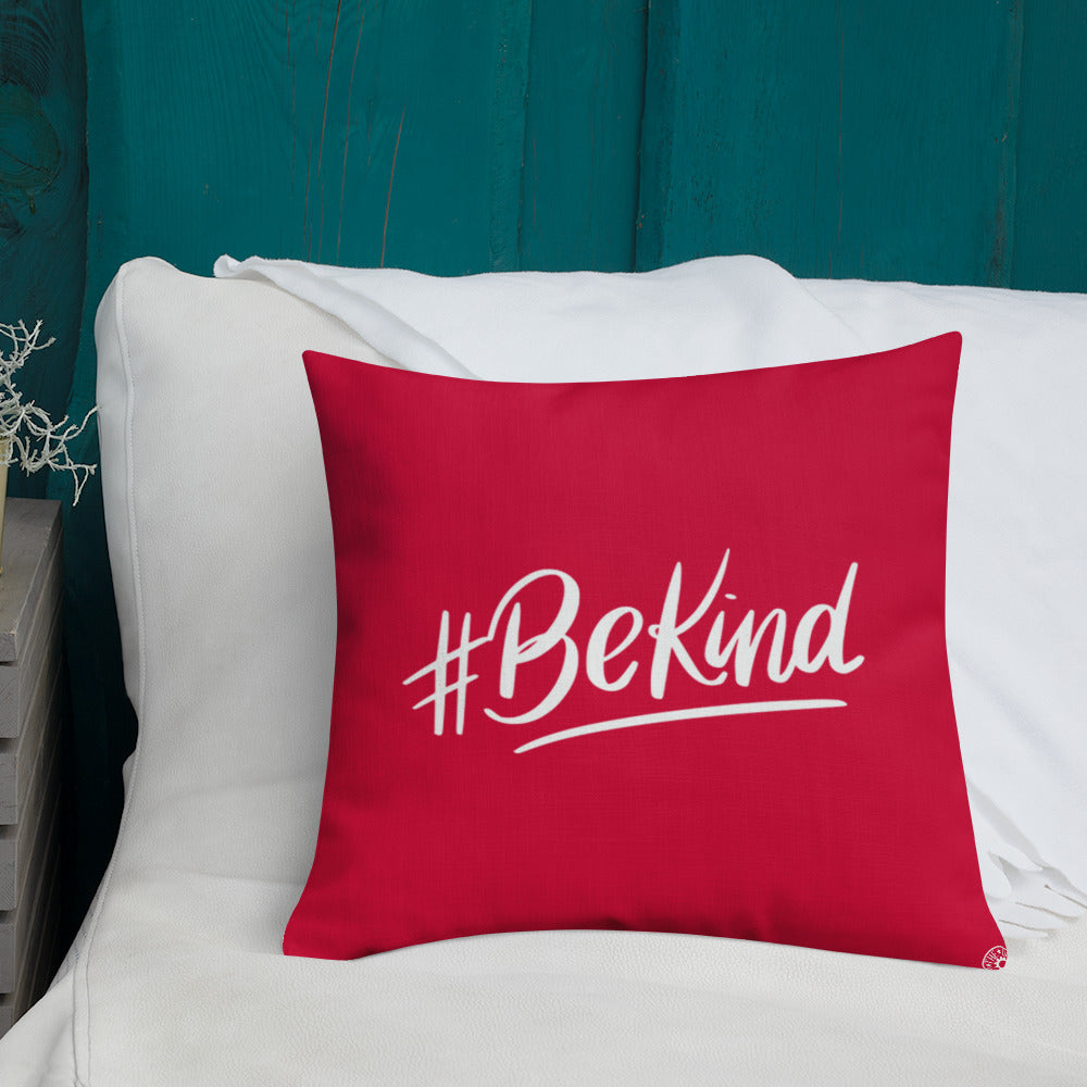 Red Be Kind Premium Pillow