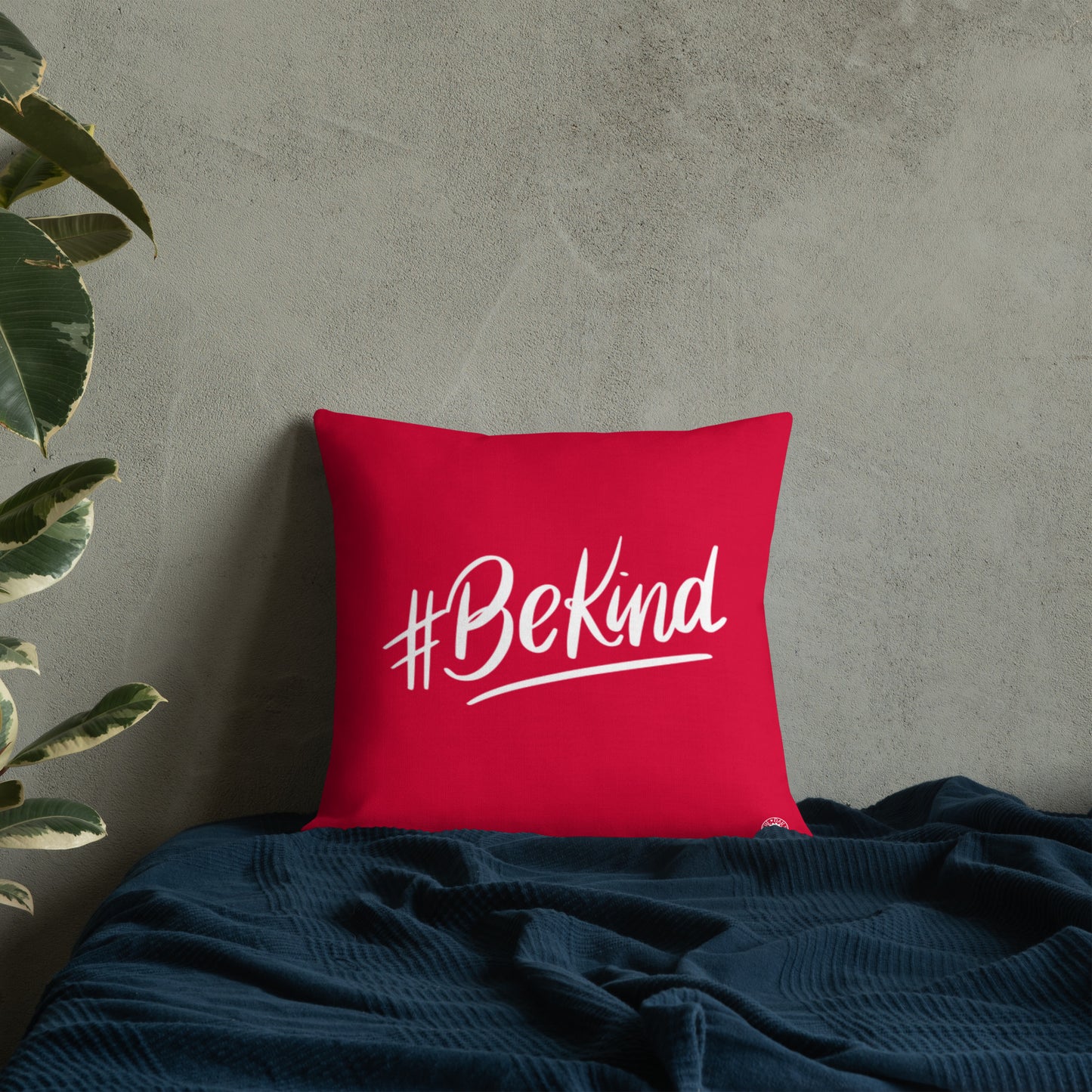 Red Be Kind Premium Pillow