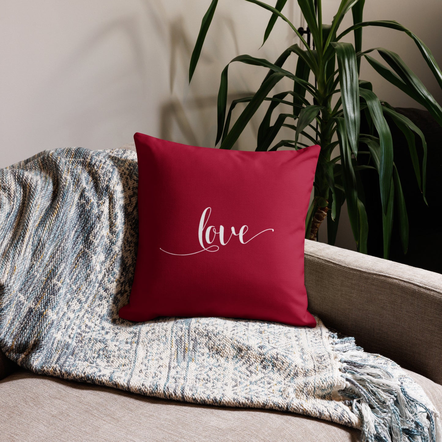 Red Love Premium Pillow