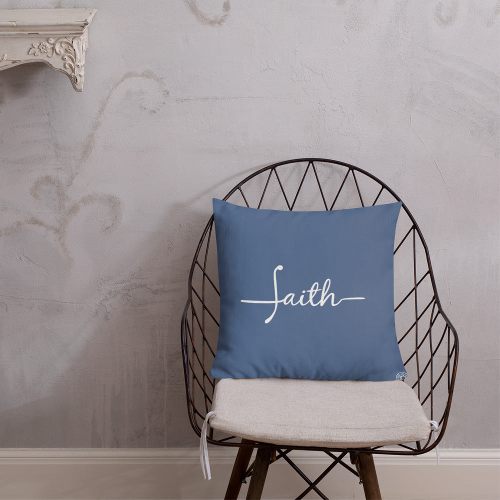 Blue Faith Premium Pillow