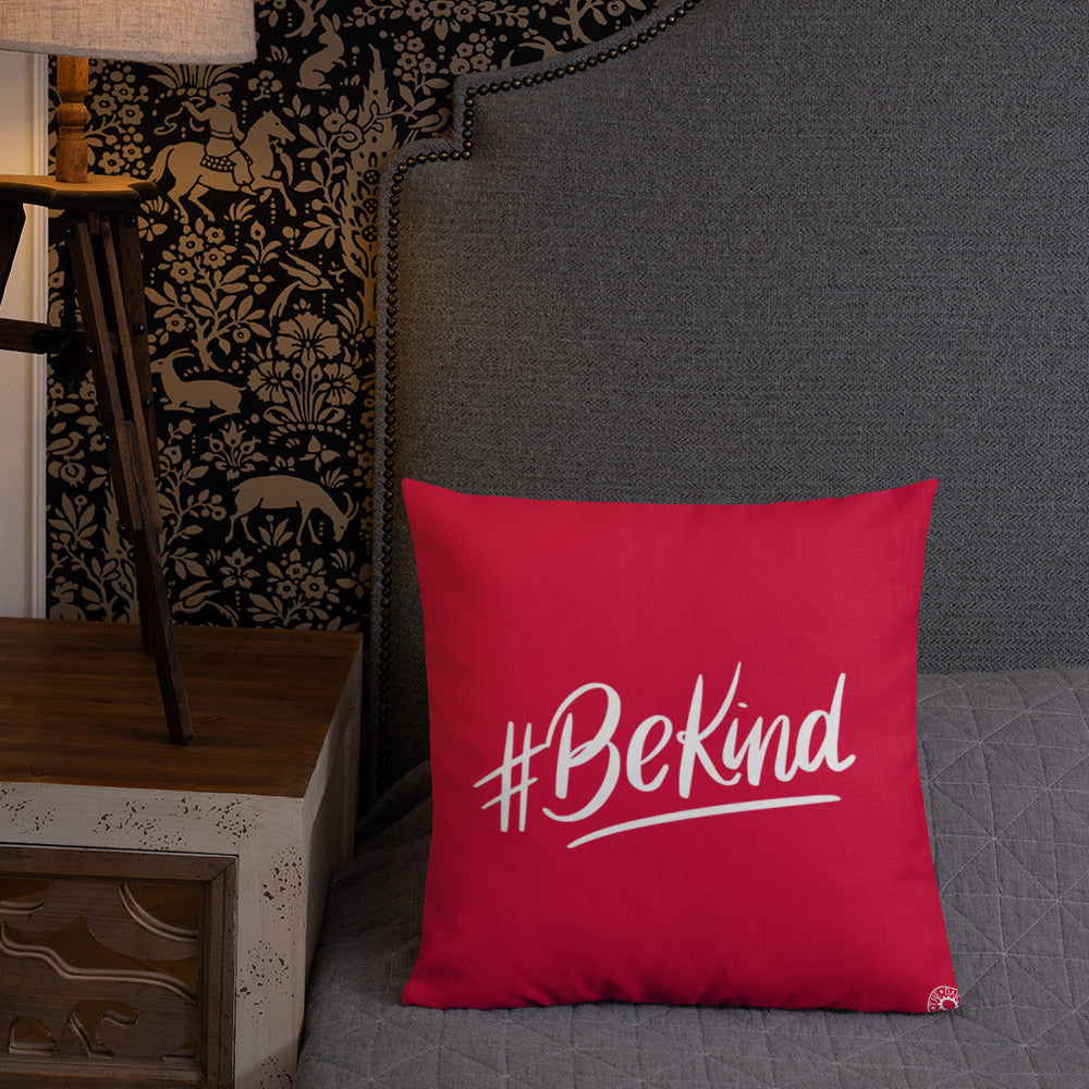 Red Be Kind Premium Pillow