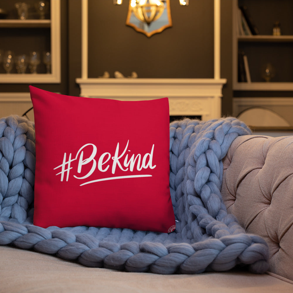 Red Be Kind Premium Pillow