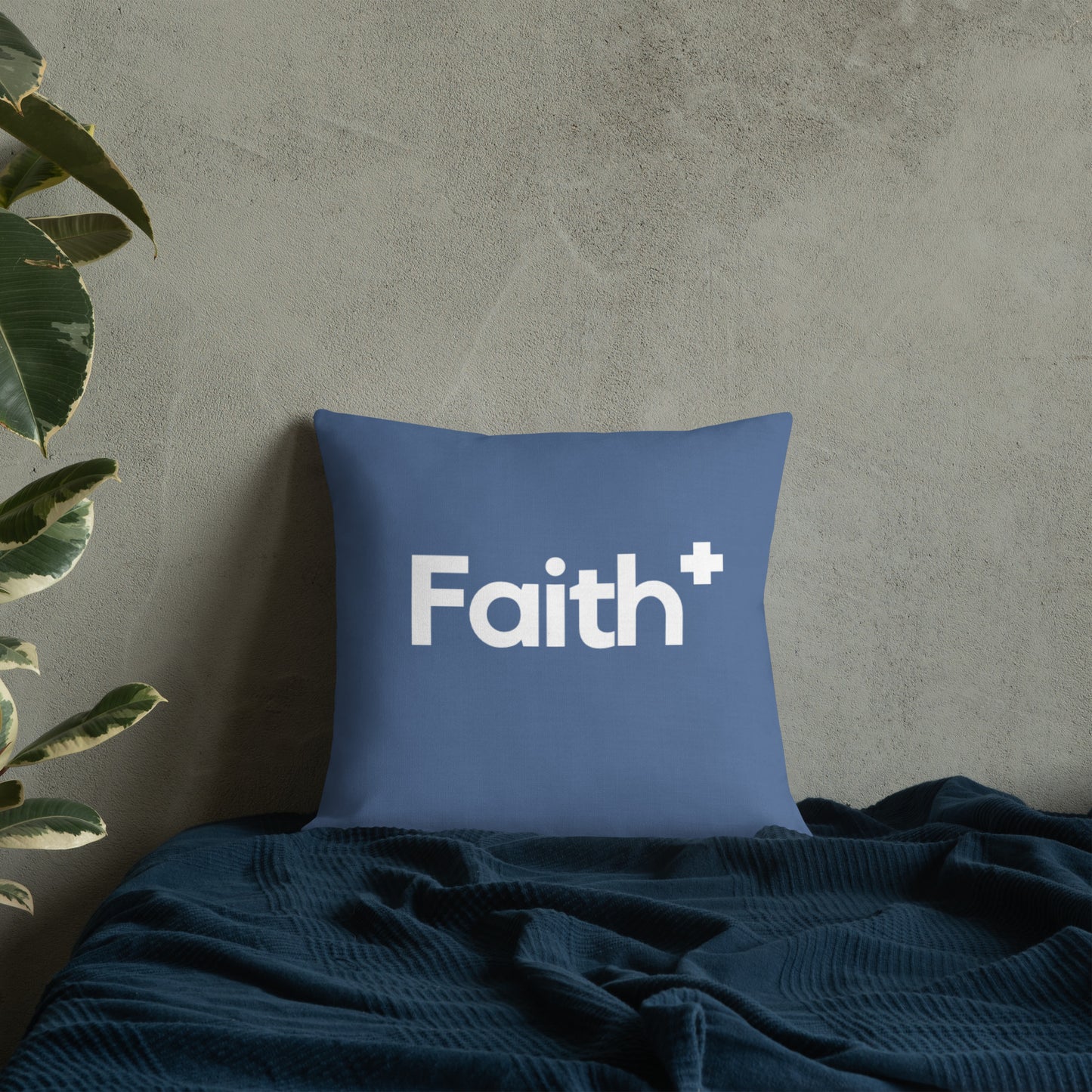 Blue Faith Premium Pillow