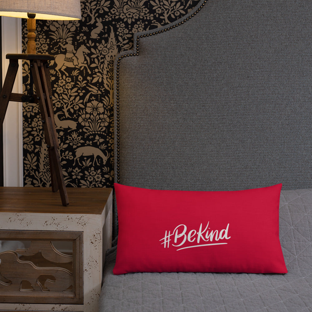 Red Be Kind Premium Pillow