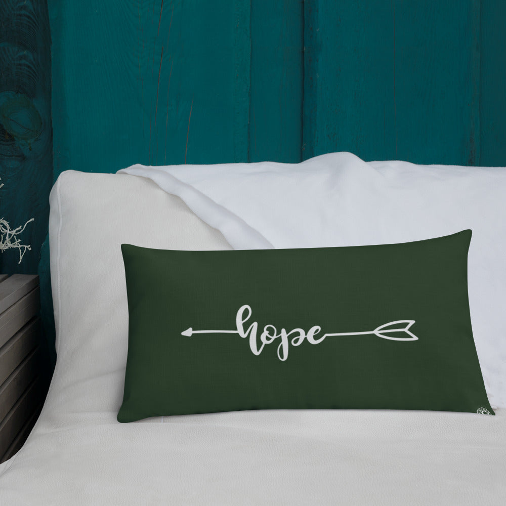 Green Hope Premium Pillow