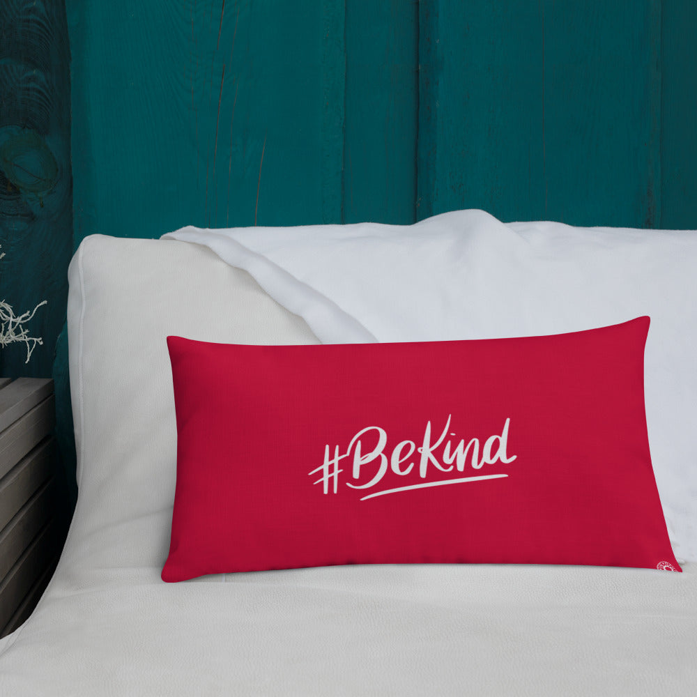 Red Be Kind Premium Pillow