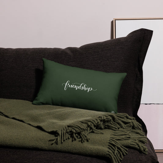 Green Friendship Premium Pillow