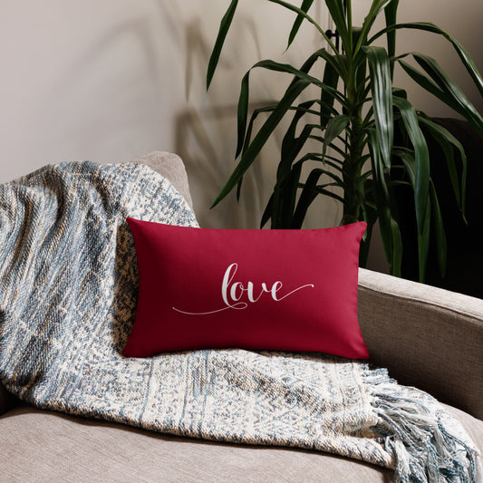 Red Love Premium Pillow