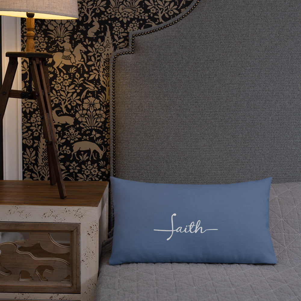 Blue Faith Premium Pillow