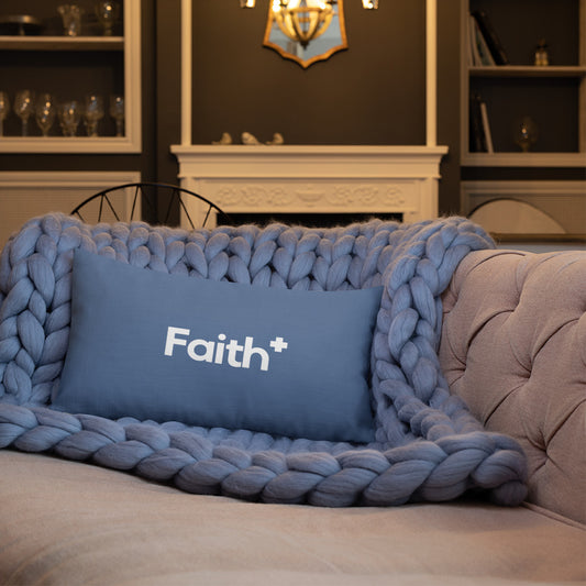 Blue Faith Premium Pillow