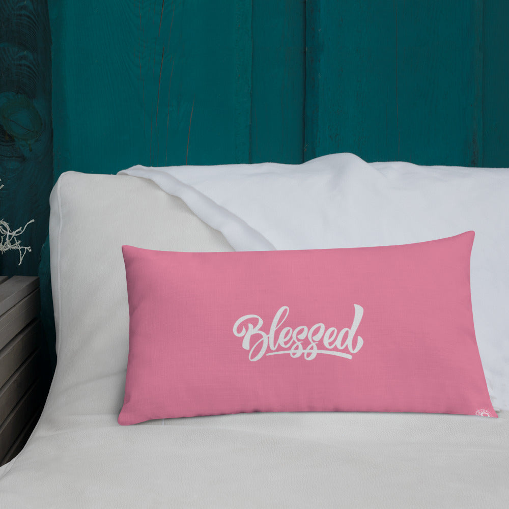 Pink Blessed Premium Pillow