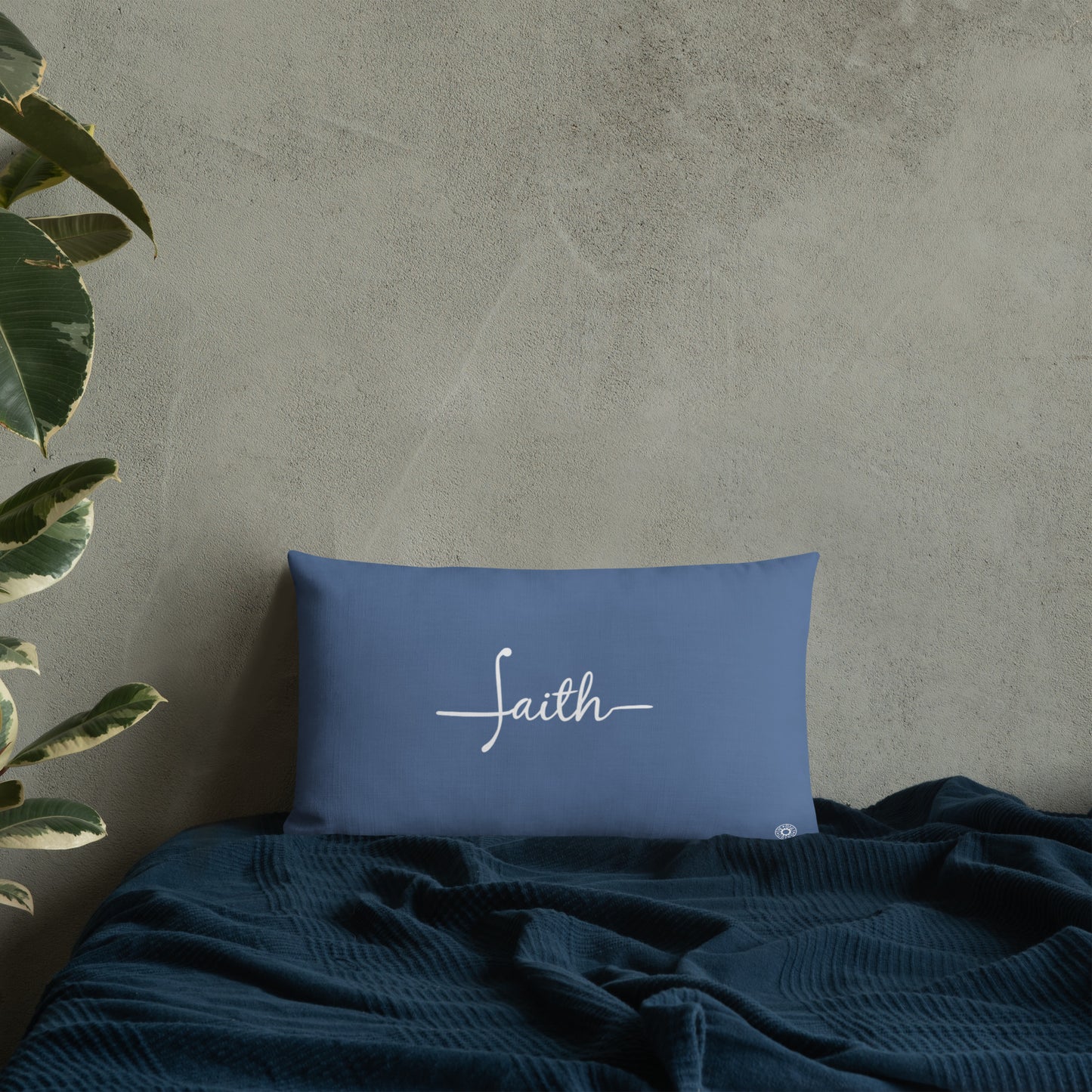 Blue Faith Premium Pillow