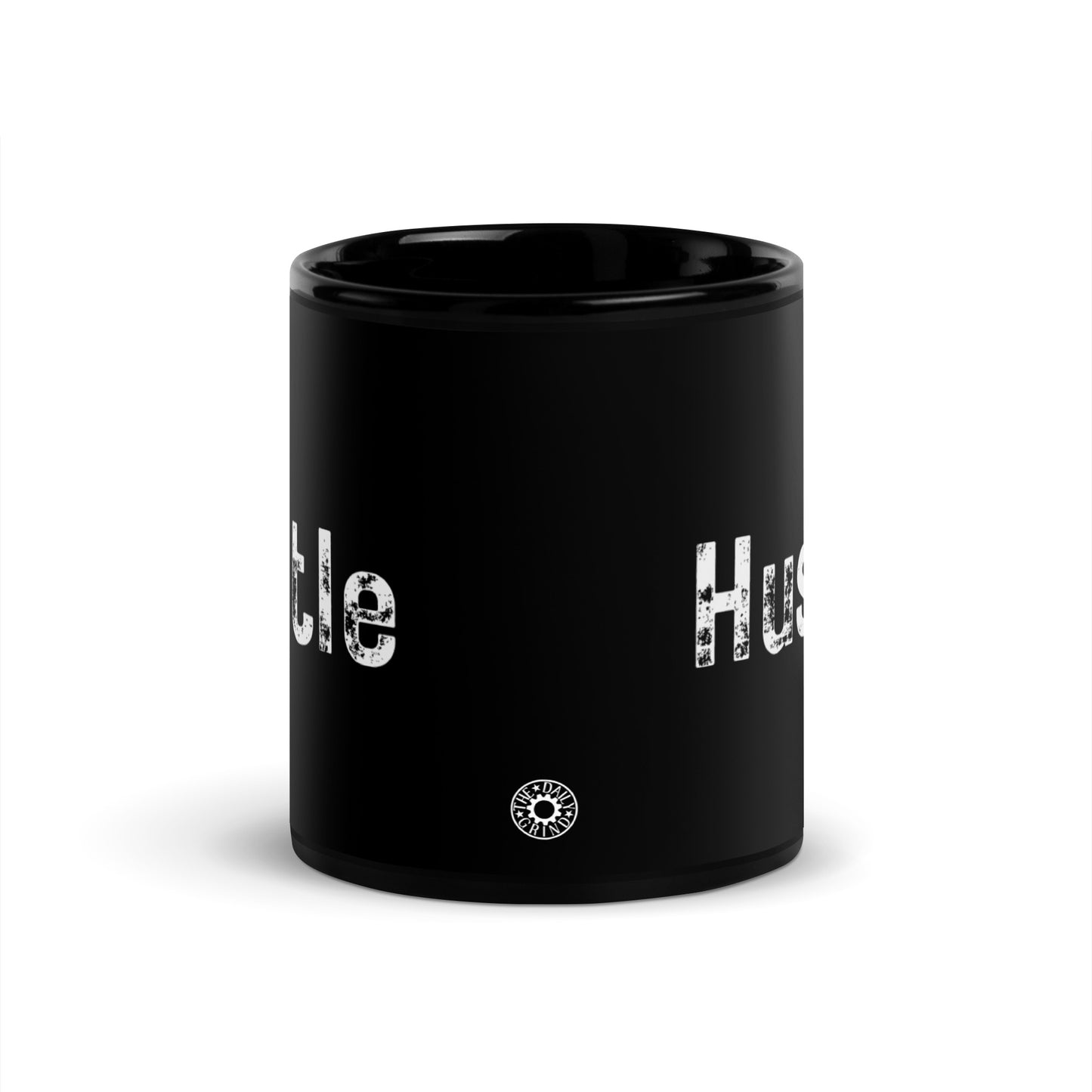 Hustle Black Glossy Mug