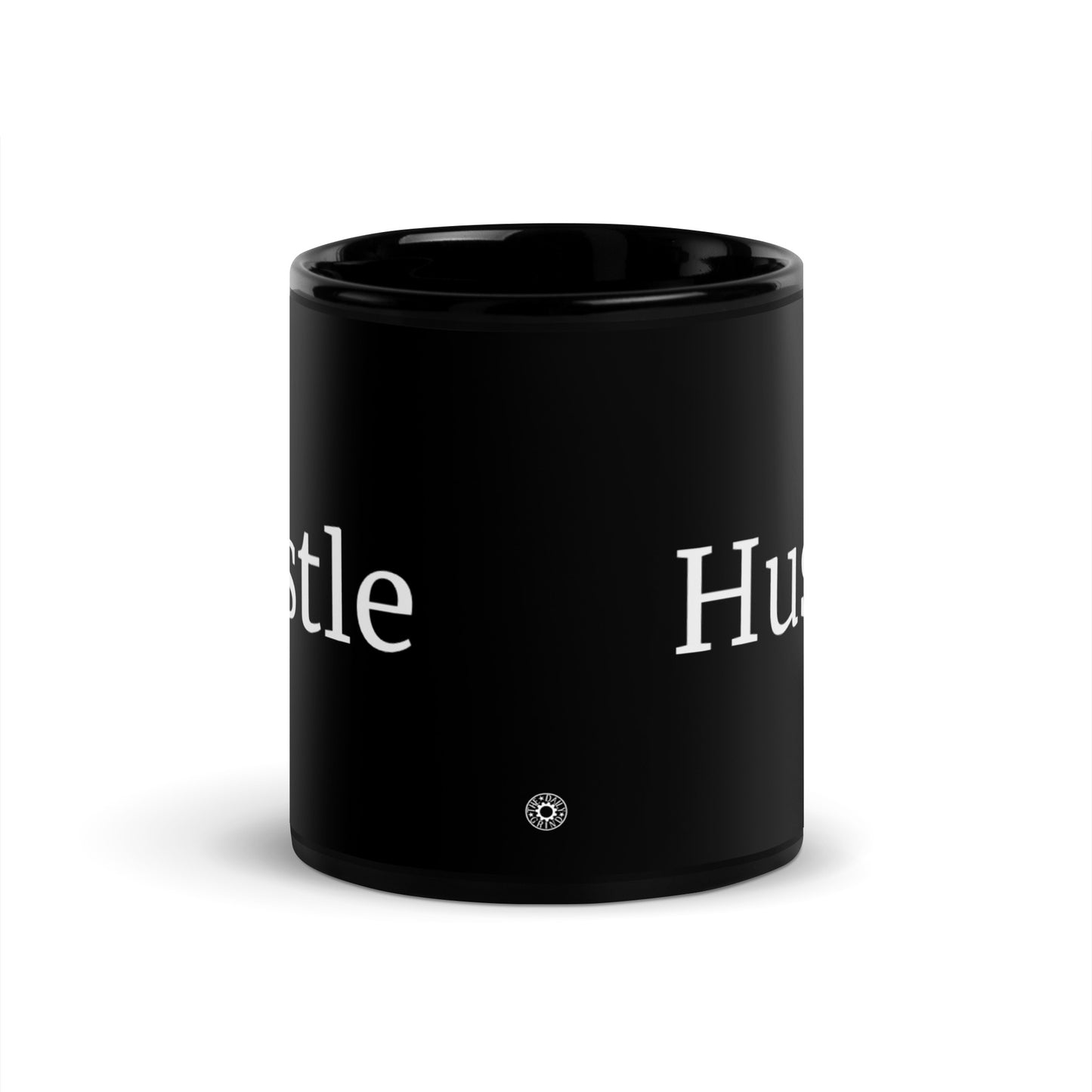 Hustle Black Glossy Mug