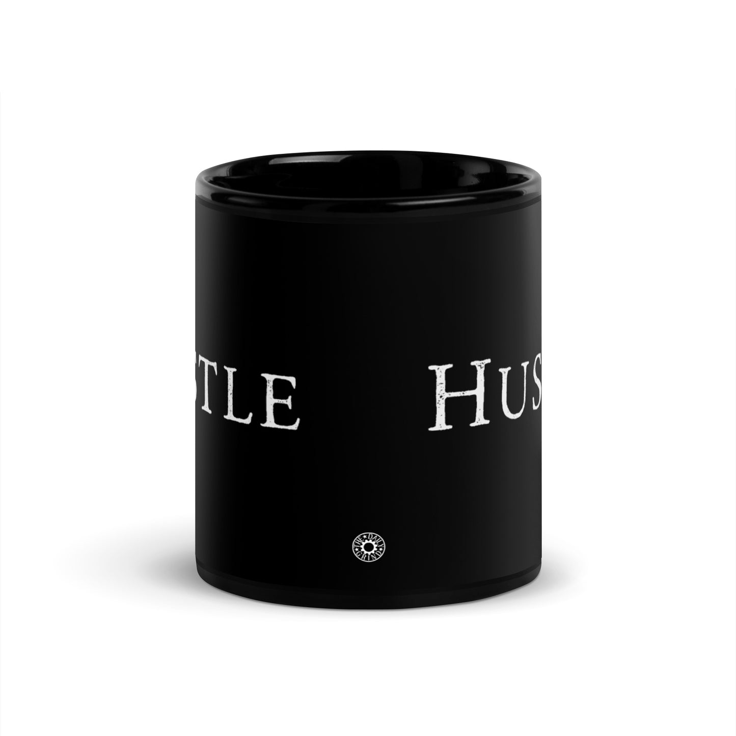 Hustle Black Glossy Mug