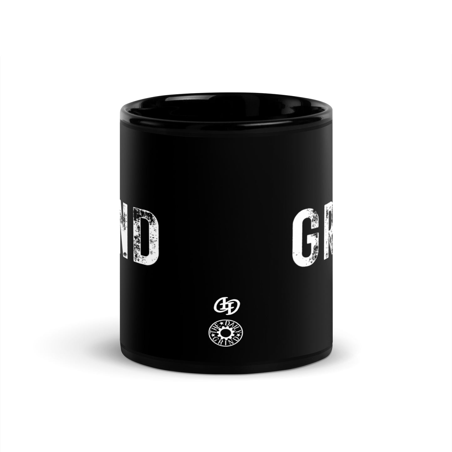 Grind Black Glossy Mug