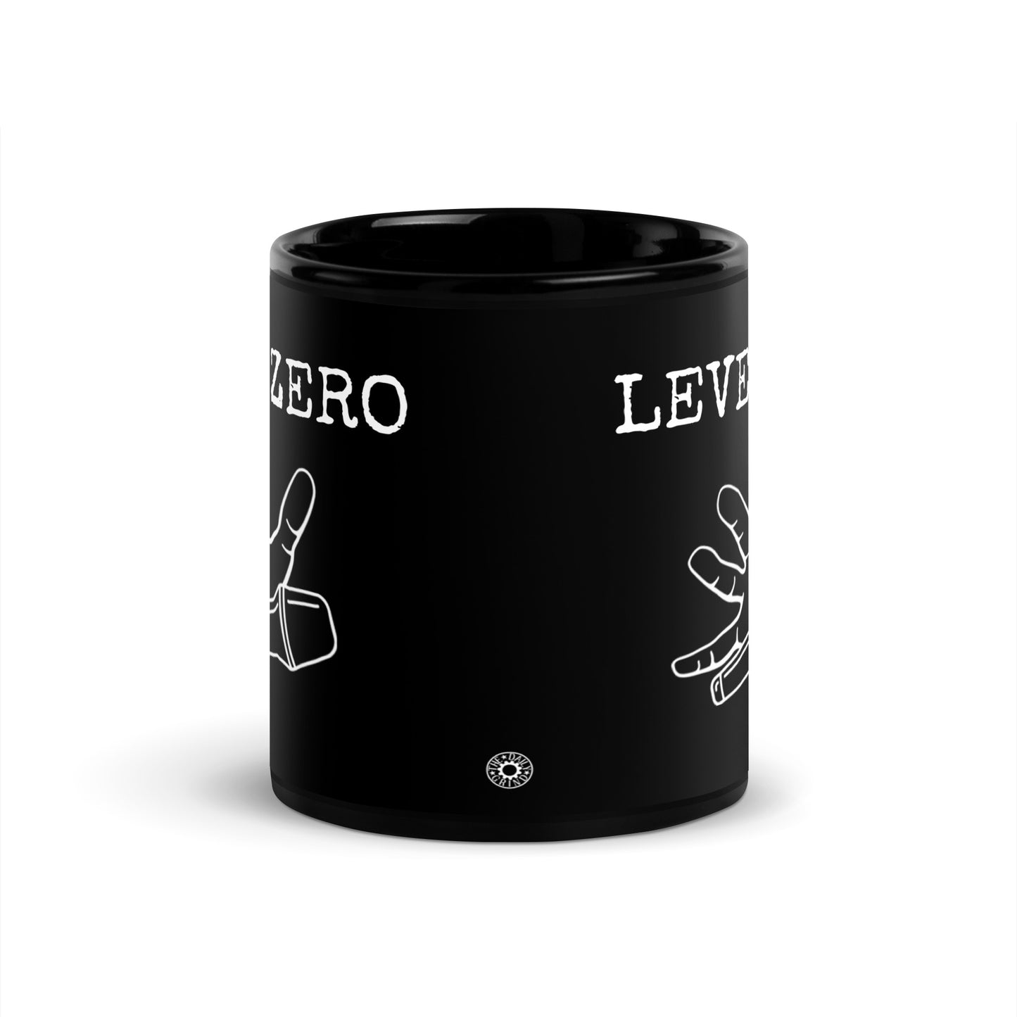 Mic Drop Black Glossy Mug