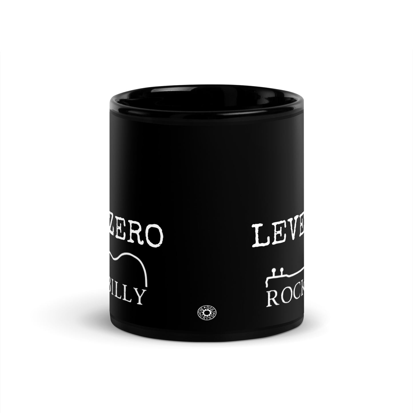 Rockabilly Black Glossy Mug