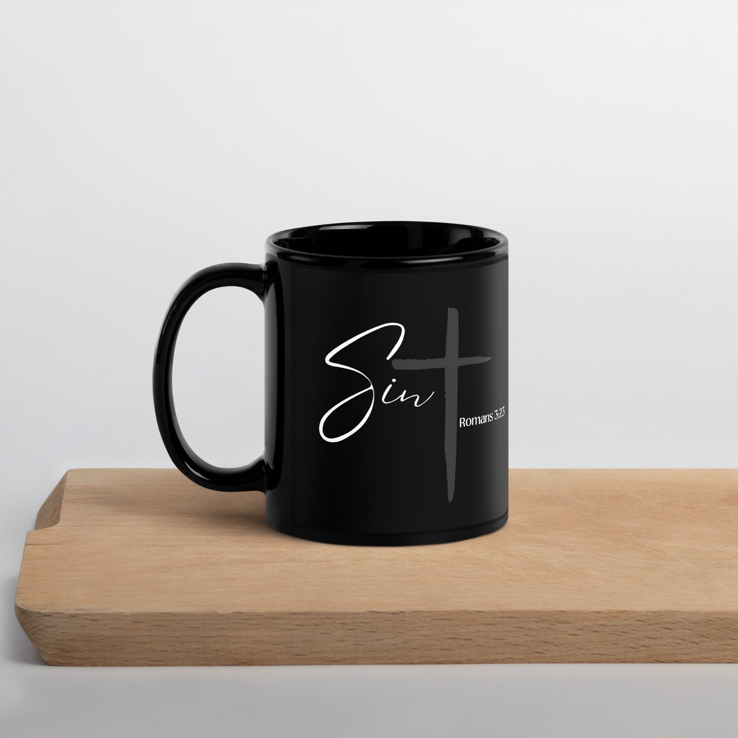 Sin Black Glossy Mug