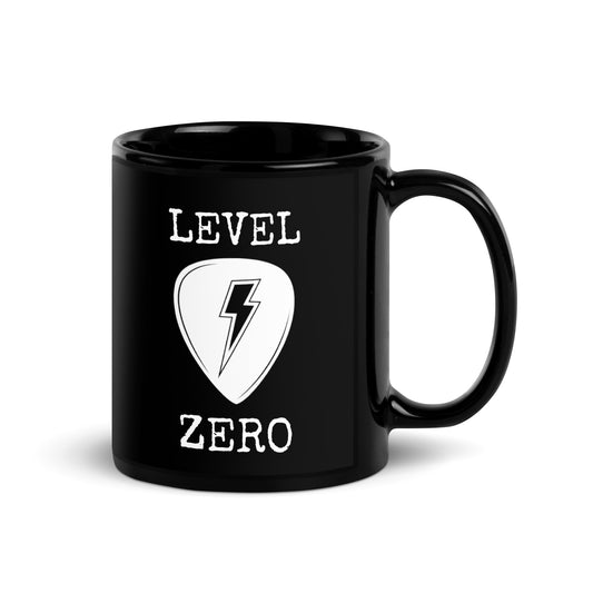 Lightning Pick Black Glossy Mug