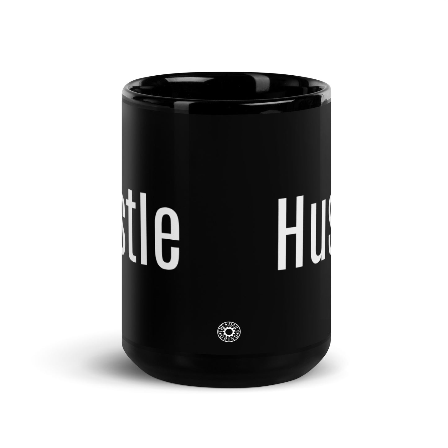 Hustle Black Glossy Mug