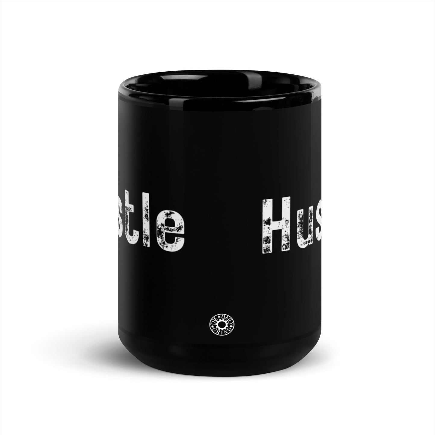 Hustle Black Glossy Mug