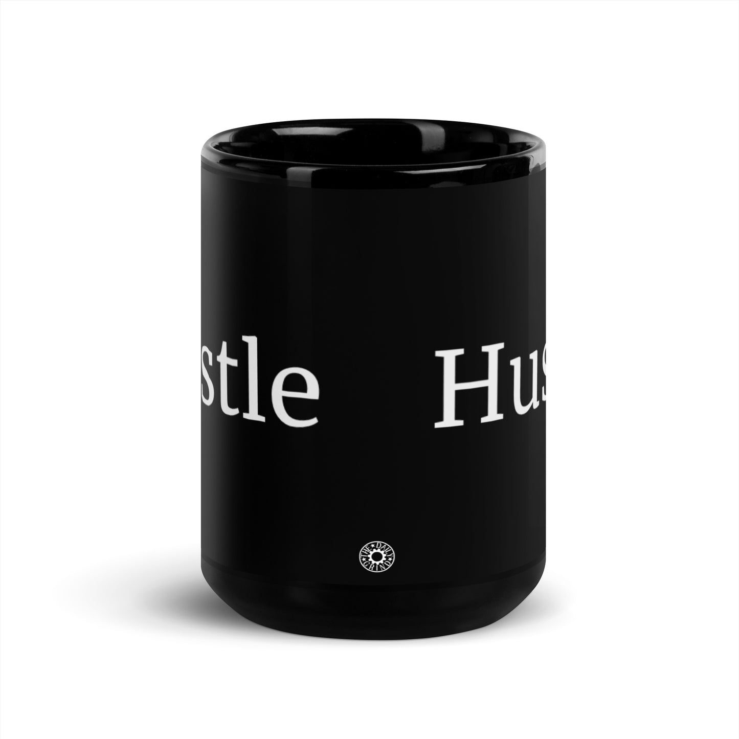 Hustle Black Glossy Mug