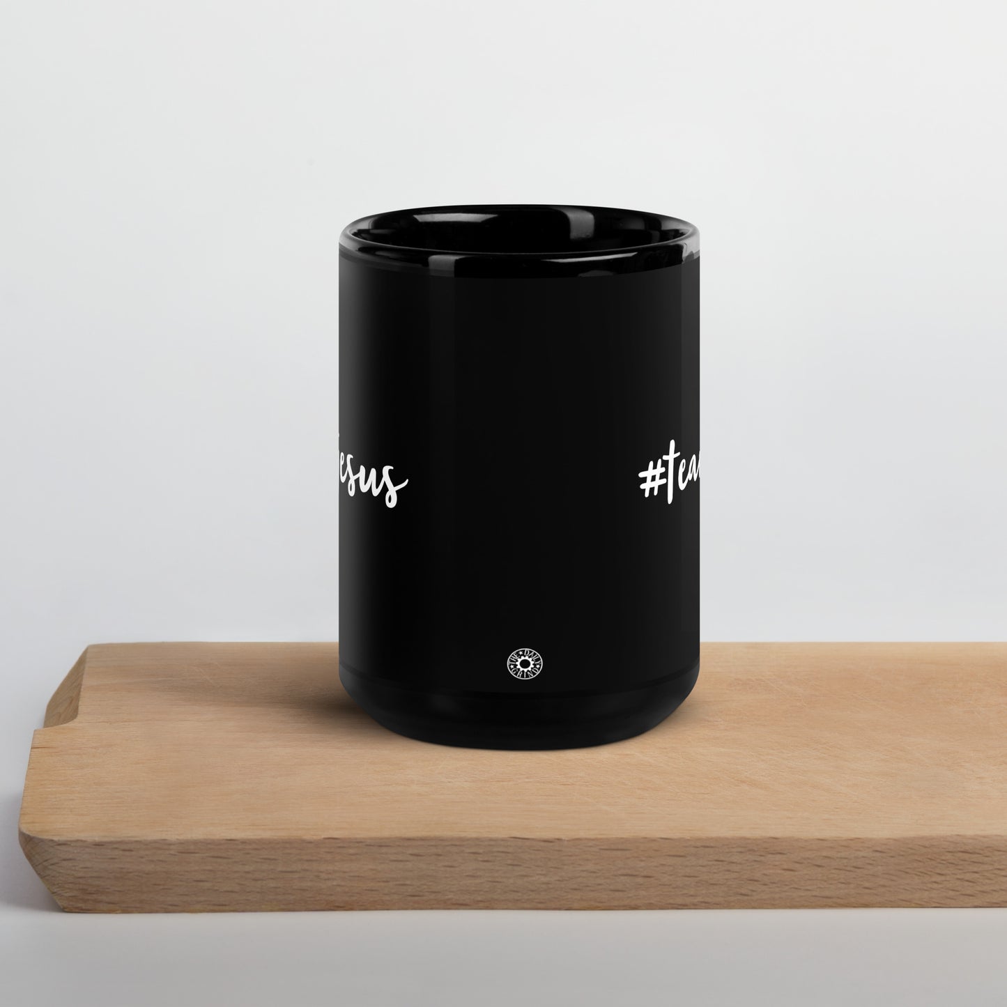 Team Jesus Black Glossy Mug