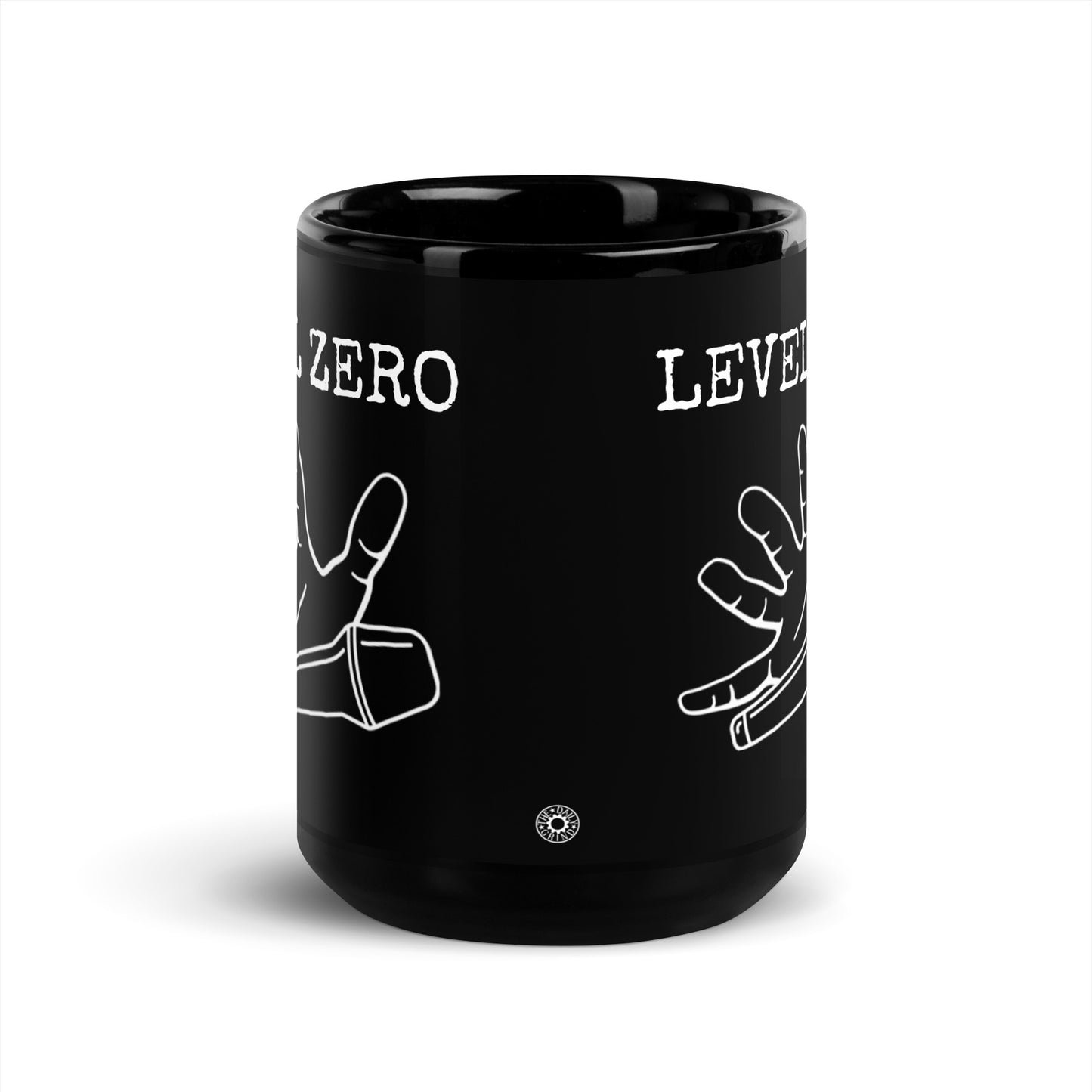 Mic Drop Black Glossy Mug