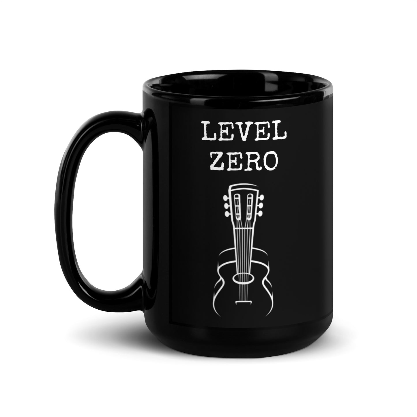 Guitar Black Glossy Mug