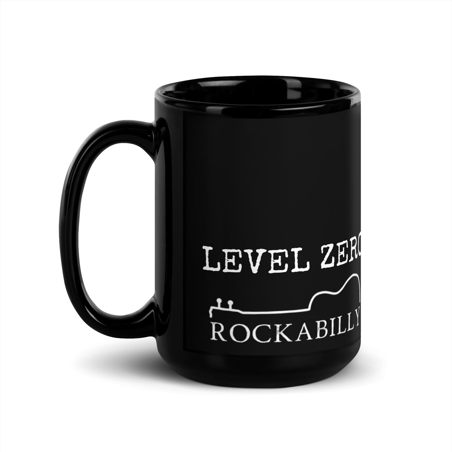 Rockabilly Black Glossy Mug