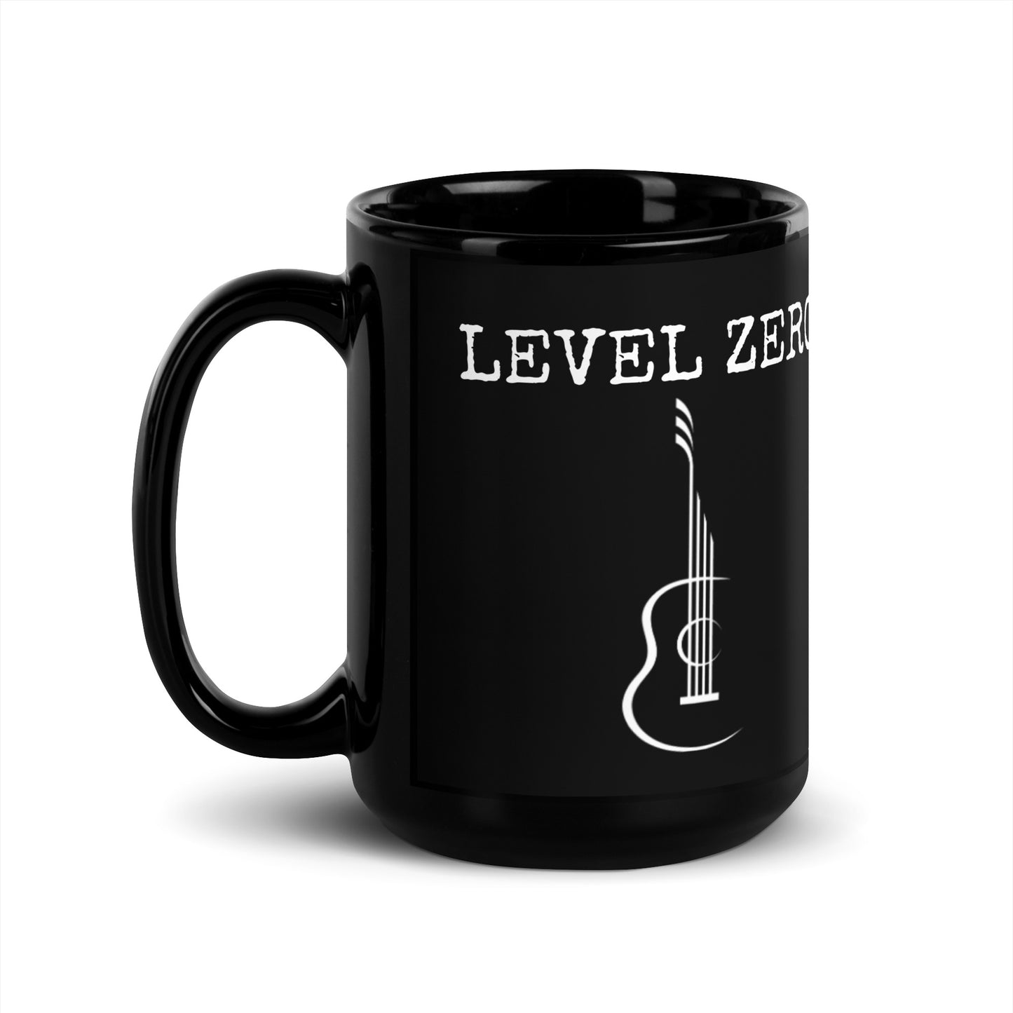 Guitar Black Glossy Mug