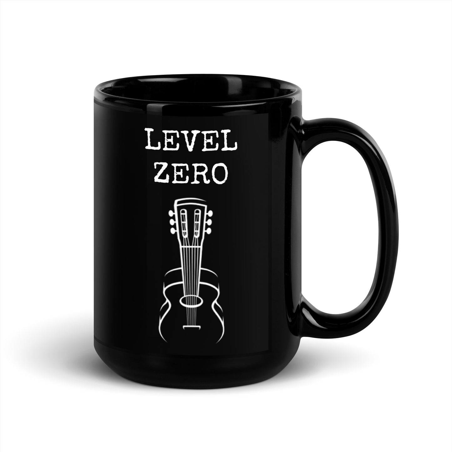 Guitar Black Glossy Mug