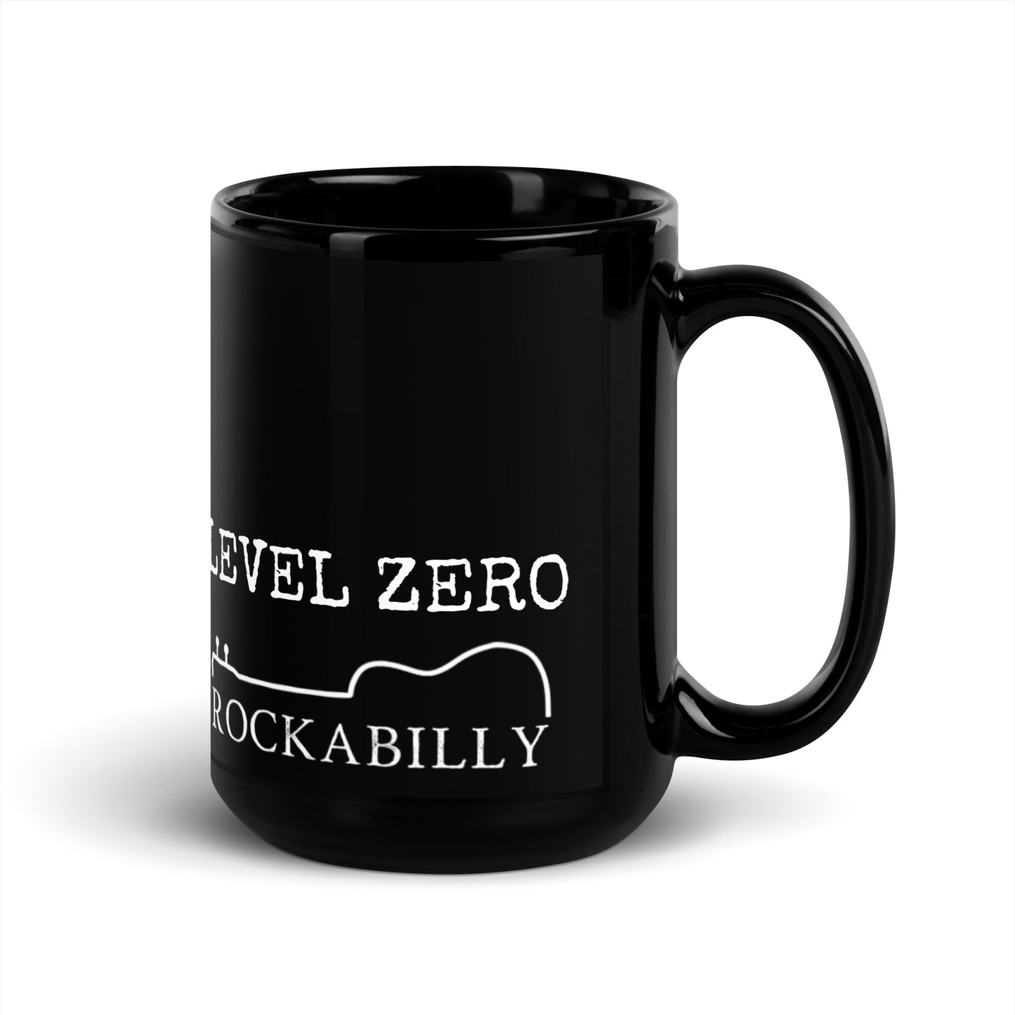 Rockabilly Black Glossy Mug