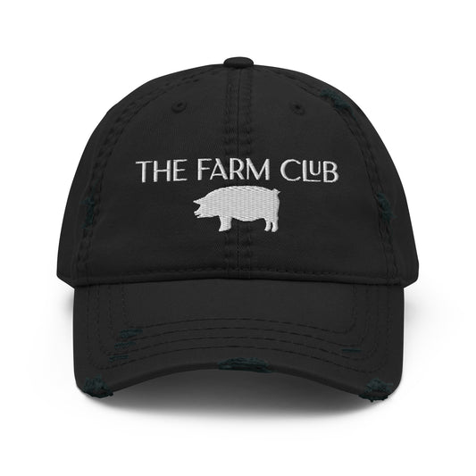 The Farm Club Pig Distressed Dad Hat