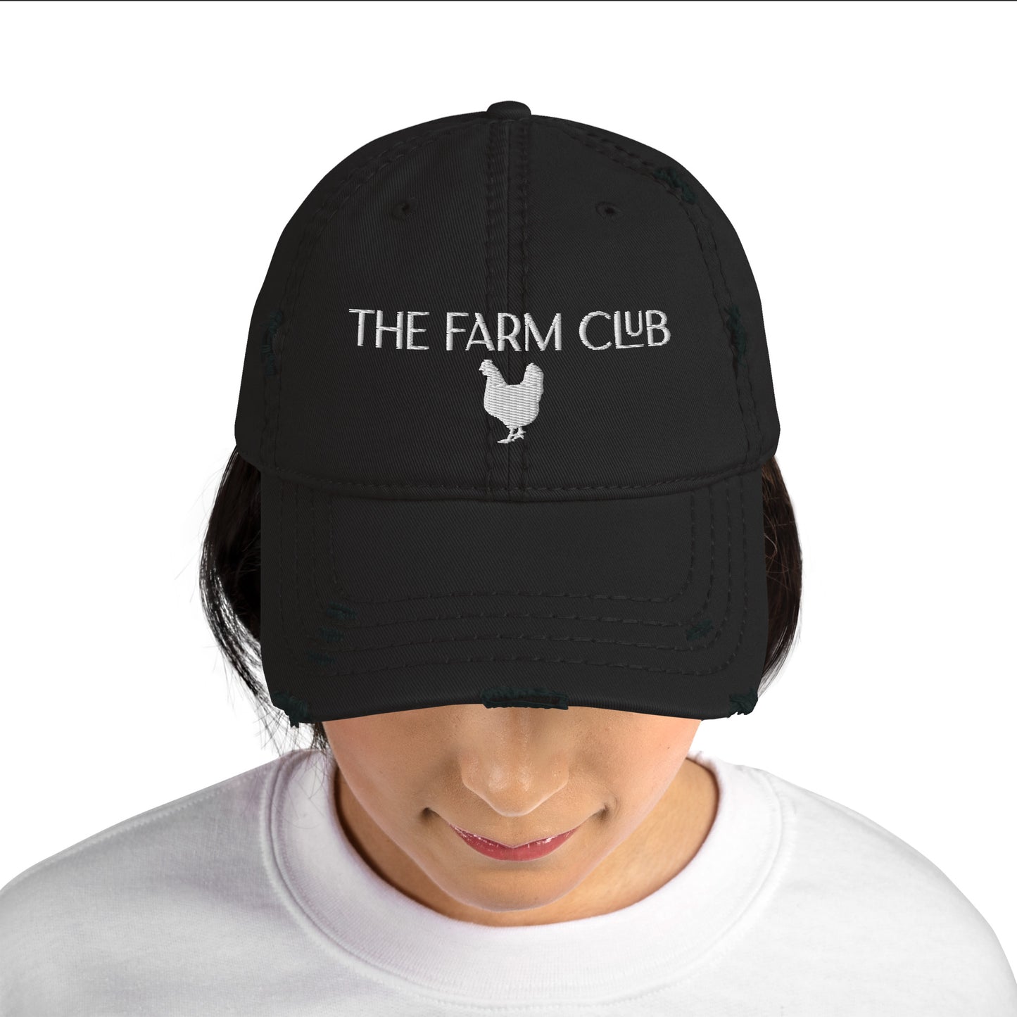 The Farm Club Chicken Distressed Dad Hat